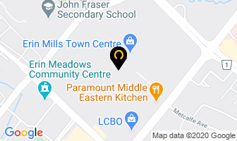 Danier Leather Inc in Mississauga map