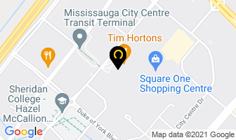 Danier Square One in Mississauga map
