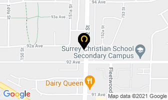 Danish Lutheran Granly Church in Surrey map