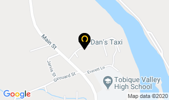 Dan's Taxi in Plaster Rock map