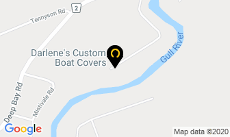 Darlene's Custom Boat Covers in Hamilton map