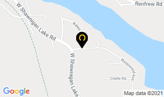 Darrel Orr Construction in Shawnigan Lake map