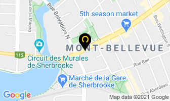 Datapac Public Dial Port 3101-300 Bps in Sherbrooke map
