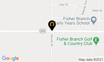 Dave Chudy Electric in Fisher Branch map