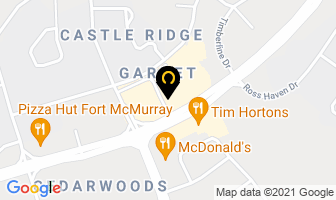 Dave Hill Pharmacy in Fort McMurray map