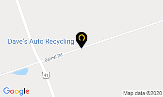 Dave's Auto Recycling in Harriston map
