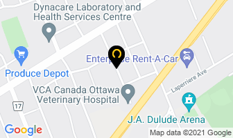 Dave's Service Centre in Ottawa map