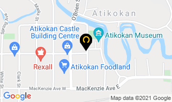 Dave's Towing in Atikokan map