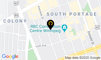 David C King Barrister in Winnipeg map