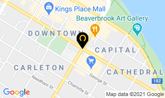 David L. Clark Painting in Moncton map