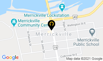 David Paterson Exclusive Hand Blown Glass in Merrickville map