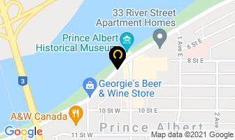 Davidner's Clothing & Western Ltd in Prince Albert map
