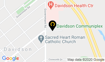 Davidson Communiplex in Davidson map