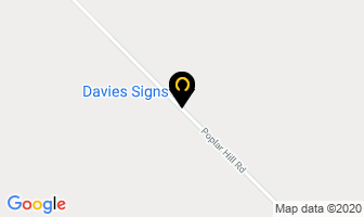 Davies Signs in Ailsa Craig map