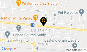 Davis Anne Dr in Eastend map