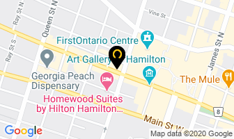 Dazzling Nails in Hamilton map