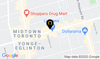 Db Finest Homes in Toronto map
