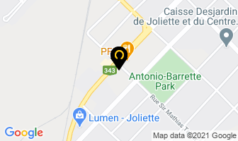 De Grand Pneus Inc in Joliette map