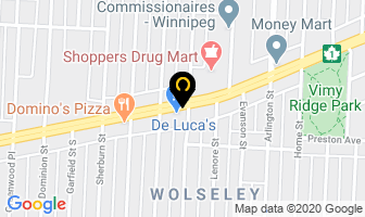 De Luca's Fine Wines in Winnipeg map