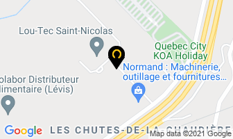 D&eacute;neigement Maxime Chartier in Saint-Henri-de-Lévis map