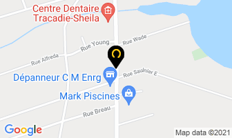 D&eacute;panneur Rapido in Tracadie-sheila map