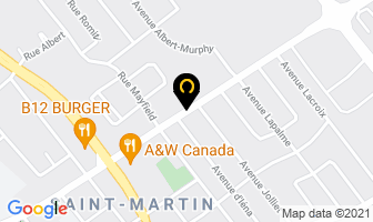 D&eacute;panneur St-Martin in Laval map