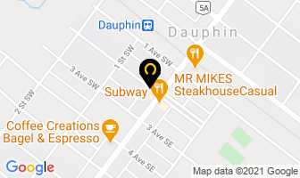 Dean's Autobody & Detailing Centre in Dauphin map
