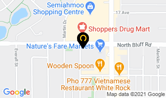 Debbie Mozelle Designer Optical in White Rock map