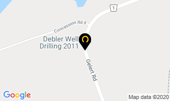 Debler Well Drilling 2011 in Hamilton map