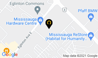Debney Industries Inc in Mississauga map