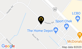 Deboer Grooming Supplies in Caledon map