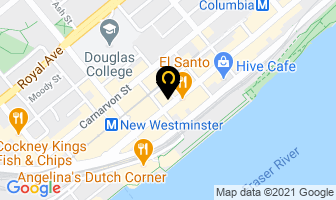 Debonair Formal Wear Ltd in New Westminster map