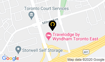 Debt Free Credit Solution in Scarborough map