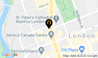 Debt Relief Canada in London map
