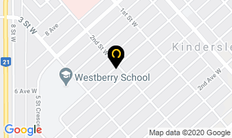 Decade Answering Service in Kindersley map