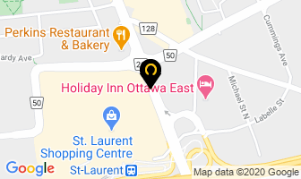 Decorative Art And Framing in Ottawa map