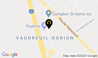Deepland Express in Vaudreuil-Dorion map