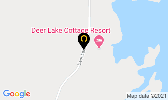 Deer Lake Cottages in Warren map