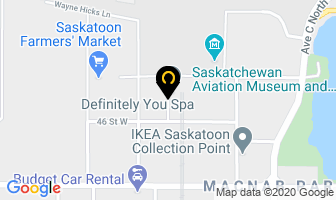 Definitely You Spa in Saskatoon map