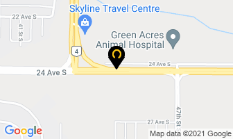 Degenstein Trucking Co in Lethbridge map