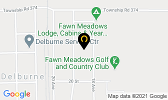 Delburne Neighbourhood Place in Delburne map