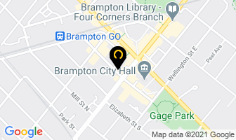 Deliscar Professional Corporation in Brampton map