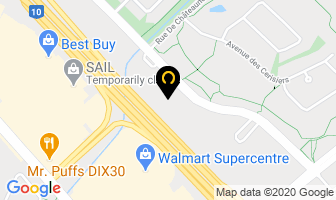 Deloitte in Brossard map