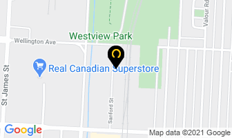 Delta Auto Service in Winnipeg map
