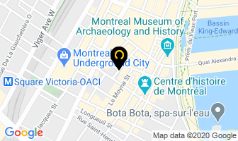 Delta Customs Brokers in Montreal map