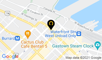 Delta Gold Mining Corp in Vancouver map