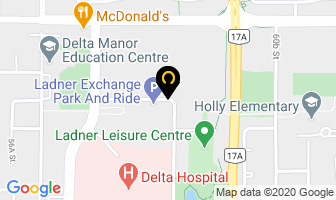 Delta Hospice Society Care Centre in Delta map