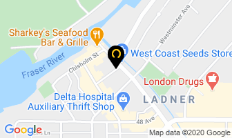 Delta Medical Clinic in Delta map