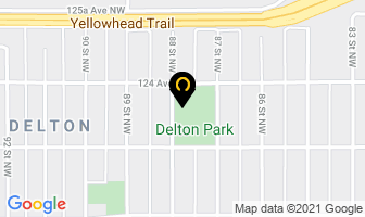 Delton Community League in Kenora map