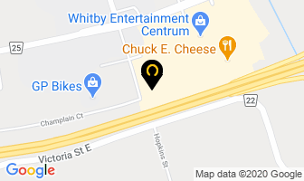 Demetres Whitby in Whitby map